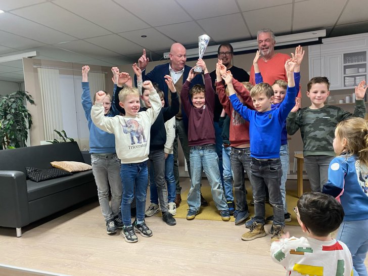 De Calvijnschool won bij de groepen 3,4,5.