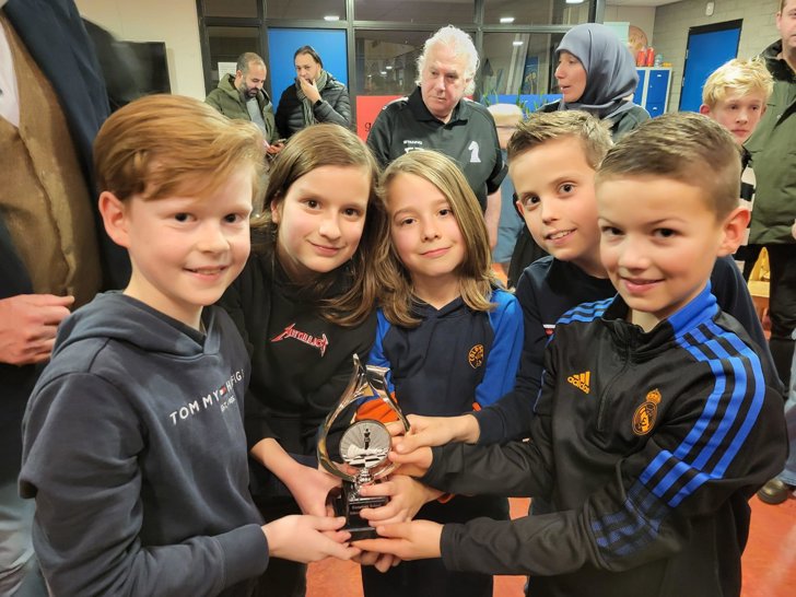 De winnaars bij de groepen 6, 7 en 8.