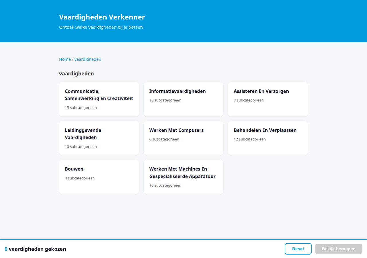 Vaardighedenverkenner